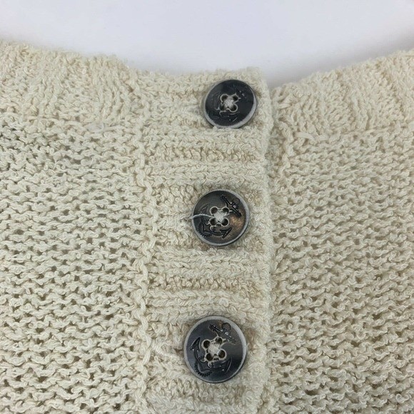 lucky brand striped knit 3/4 sleeve pullover sweater small - Picture 5 of 5